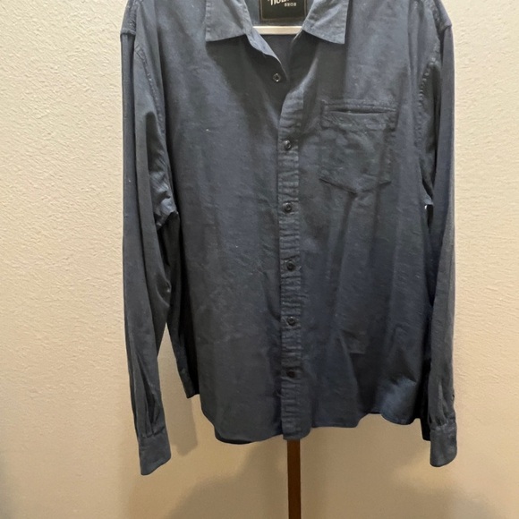 Howler Brother Blue Long Sleeve button down Shirt Mens Large - Picture 1 of 10